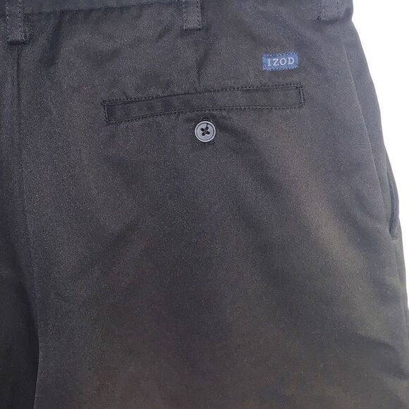 Pre Owned Men's Izod Black Golf Shorts Size 32 Performance Style Athletic - Picture 6 of 11